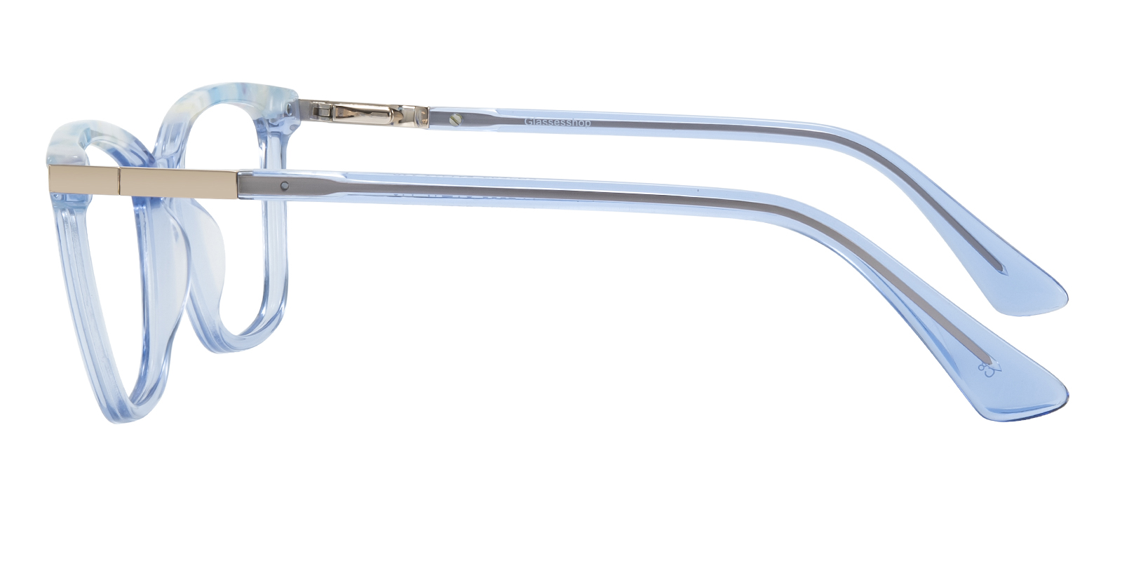Lynn Cat Eye Blue/Multicolor Eyeglasses | GlassesShop