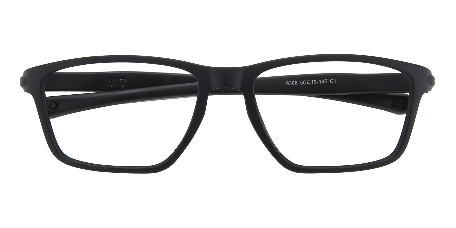 LANCER ブラックフレーム メガネ(遮光レンズ) Ansel Rectangle Black/Gray Photochromic Glasses | GlassesShop