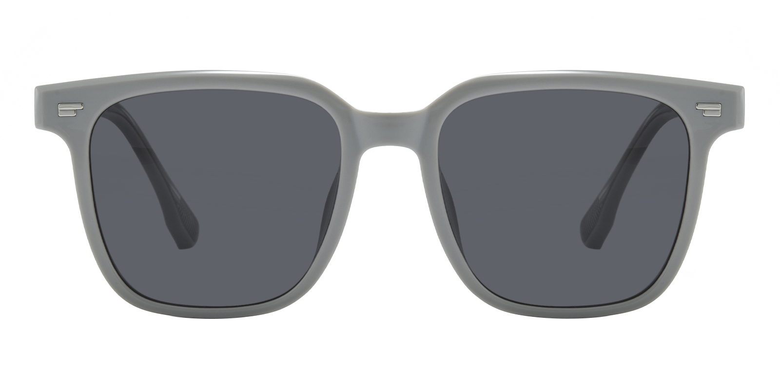 Charlie Square Gray Sunglasses | GlassesShop