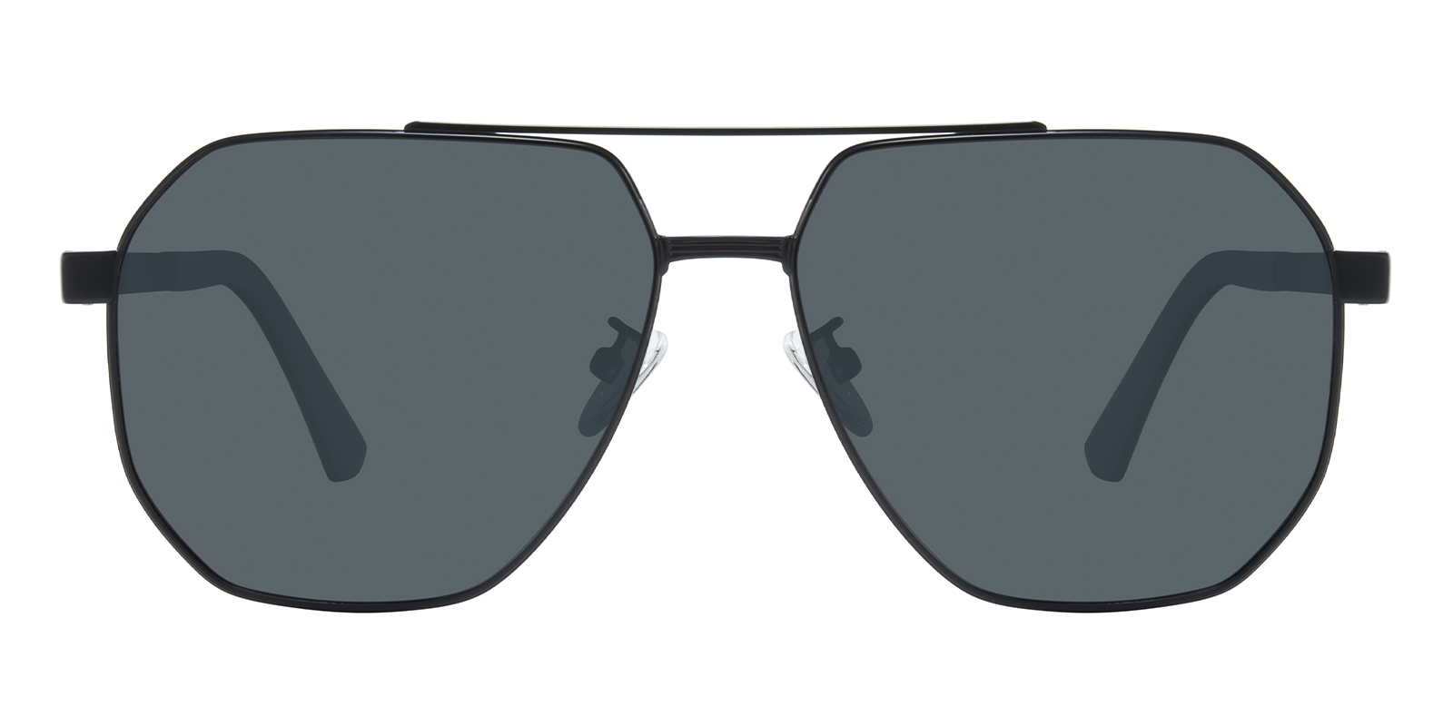 Black Aviator Sunglasses. Fhone sunglasses from Germany. Super light weight. STORCH AVIATOR Black Sunglasses Unisex Eyewear – Saint Owen main image 2