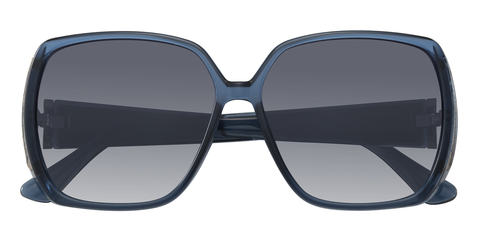 Bold Blue Square Sunglasses 0352 Blue Zunnies -Square Sunglasses #99117416 | Zenni Optical main image 2
