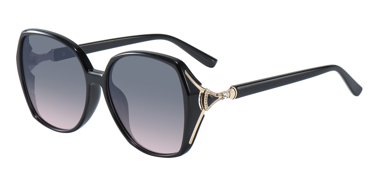 Eileen Cat Eye Black Sunglasses | Glassesshop