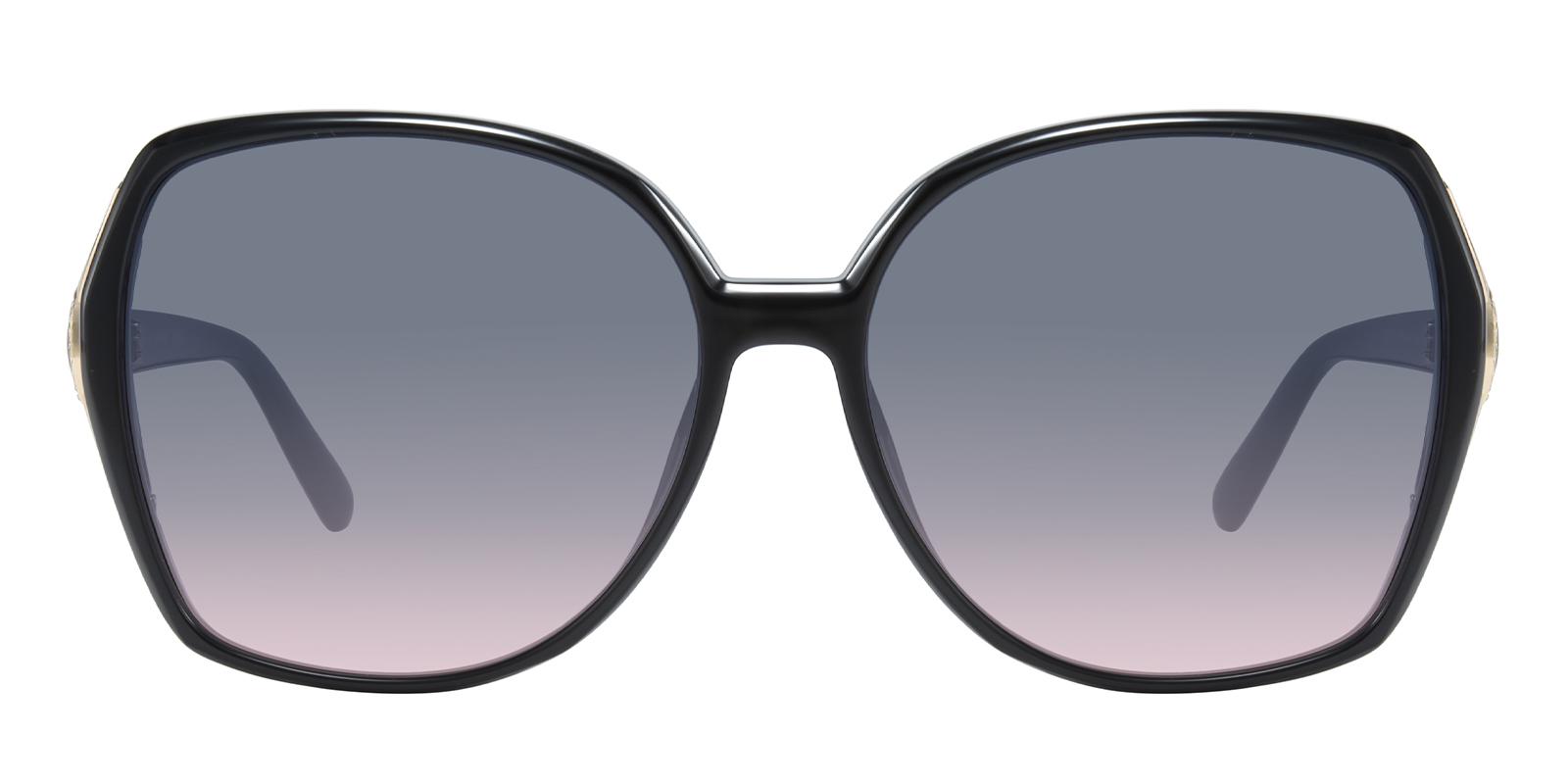 Eileen Cat Eye Black Sunglasses | Glassesshop