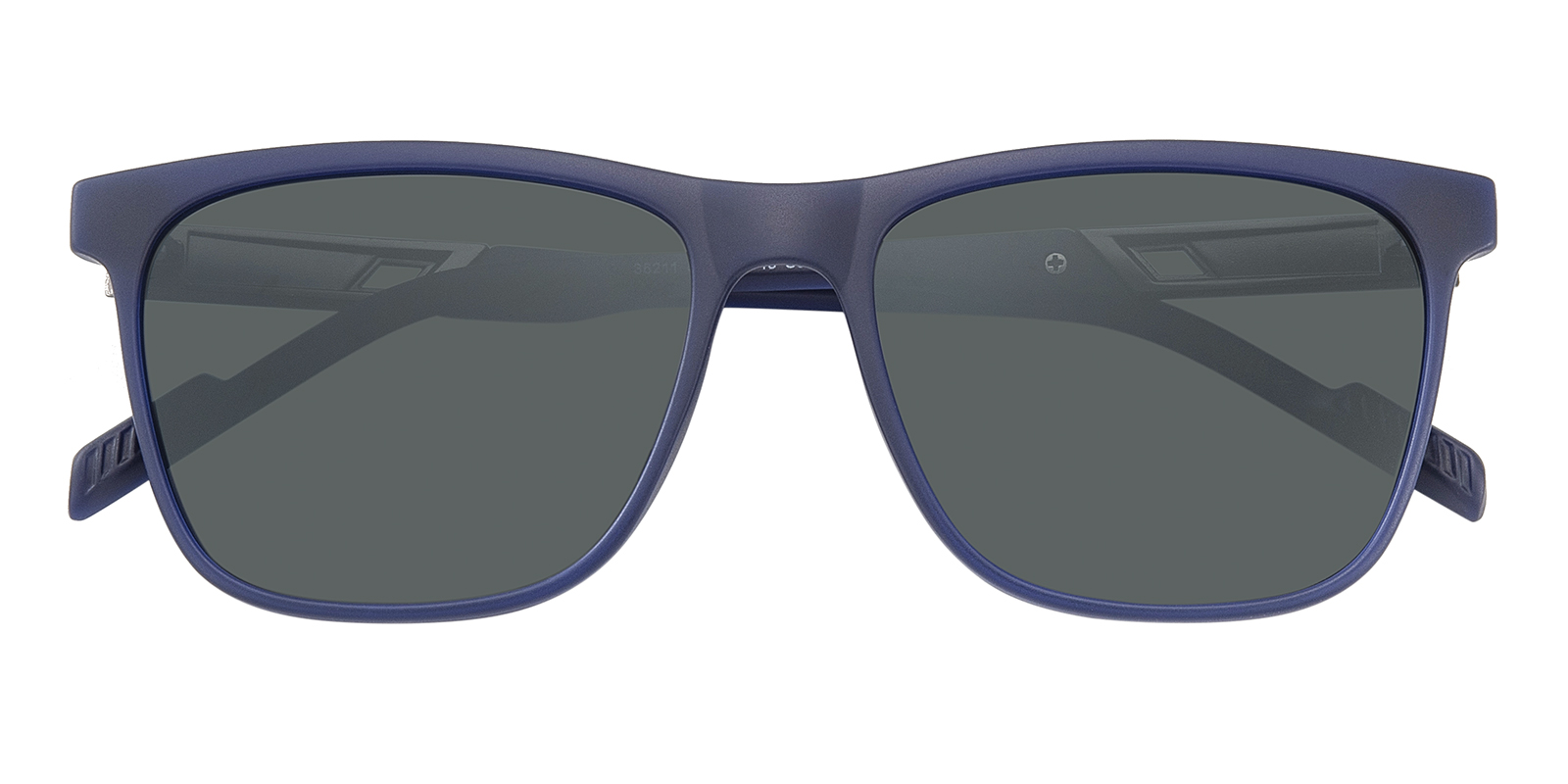 Broderick Square Blue Sunglasses | Glassesshop