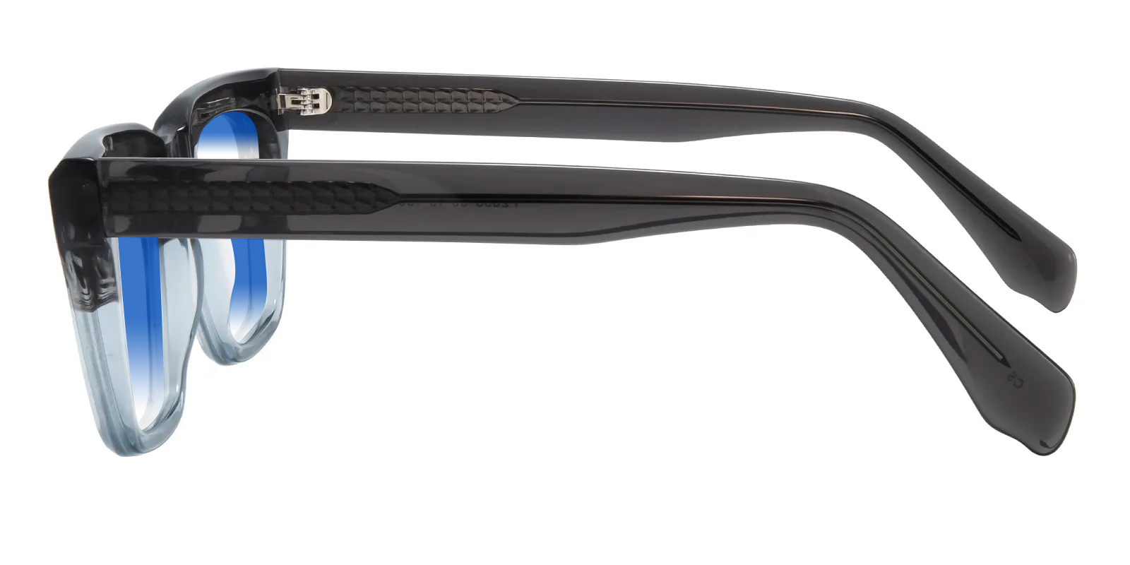 Bennett Square Gray/Blue Sunglasses | GlassesShop display picture 3