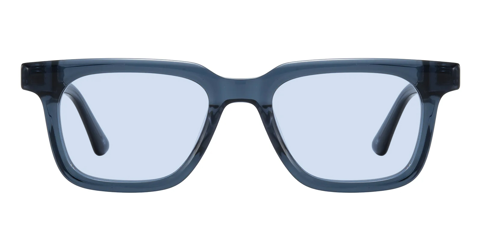 Sacramento Rectangle Blue Sunglasses | GlassesShop display picture 3