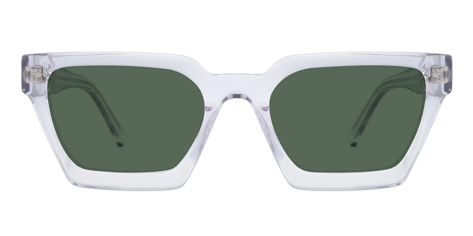 ARCH OPTICAL A/a-HEG Ⅱ SUN BLK Continuer Arcadia Polygon Clear Sunglasses | GlassesShop