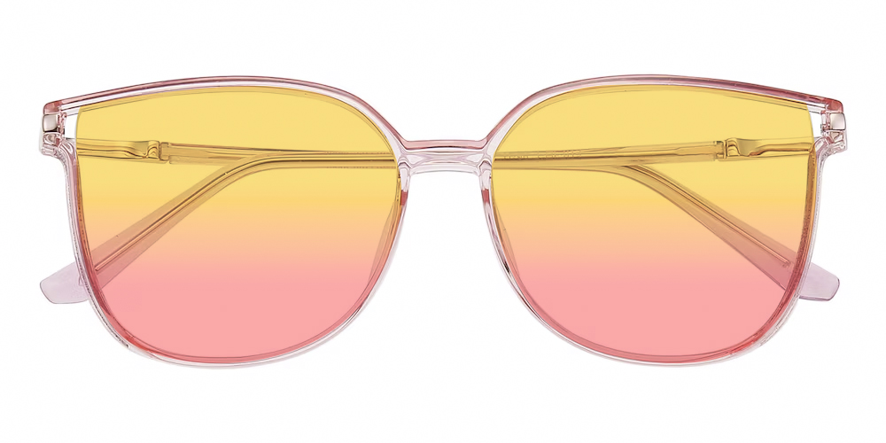 Stephanie Cat Eye Pink Sunglasses | GlassesShop