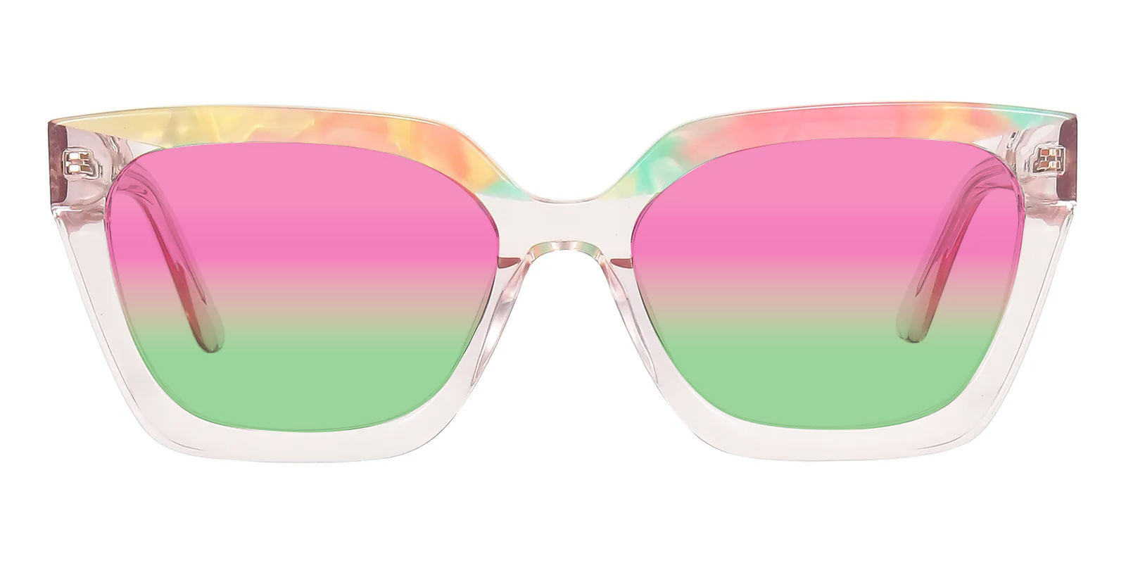 Biscayners Miami Sunglasses Rose Pink Stylish Trendy Modern NWT Pink Frame Sunglasses - Mai Tais, Deja Views, & More main image 2
