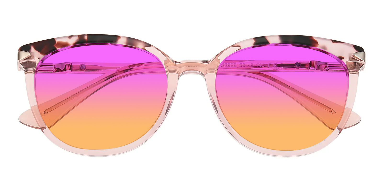 women’s Trendy Coral Pink Cat-Eye Sunglasses Pink Cat-Eye Sunglasses | Zoomies in Blush | goodr — goodr  main image 3