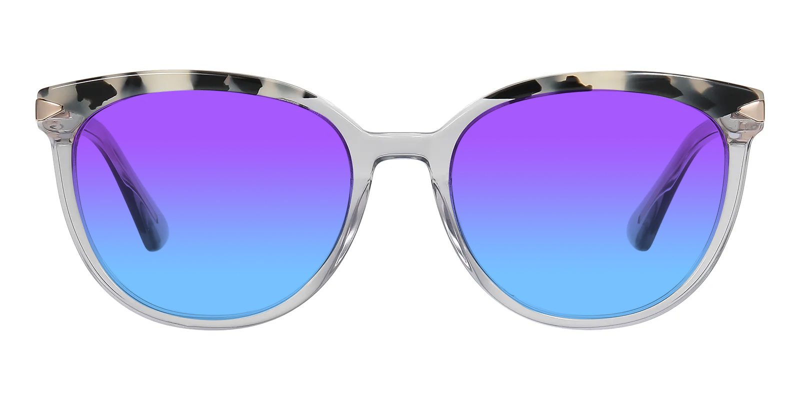 Ingrid Cat Eye Gray Sunglasses | GlassesShop display picture 2