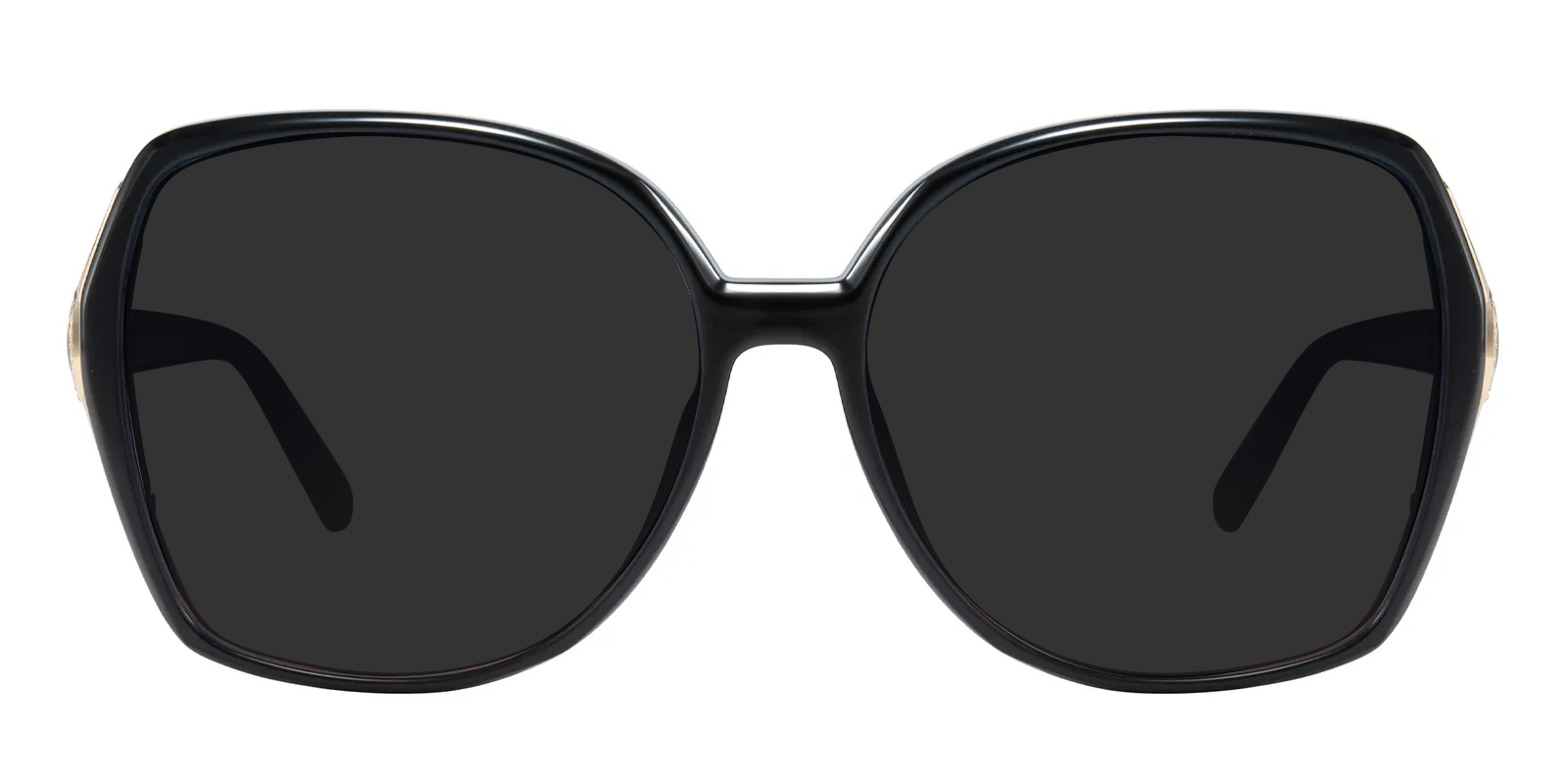 Eileen Cat Eye Black Sunglasses | GlassesShop