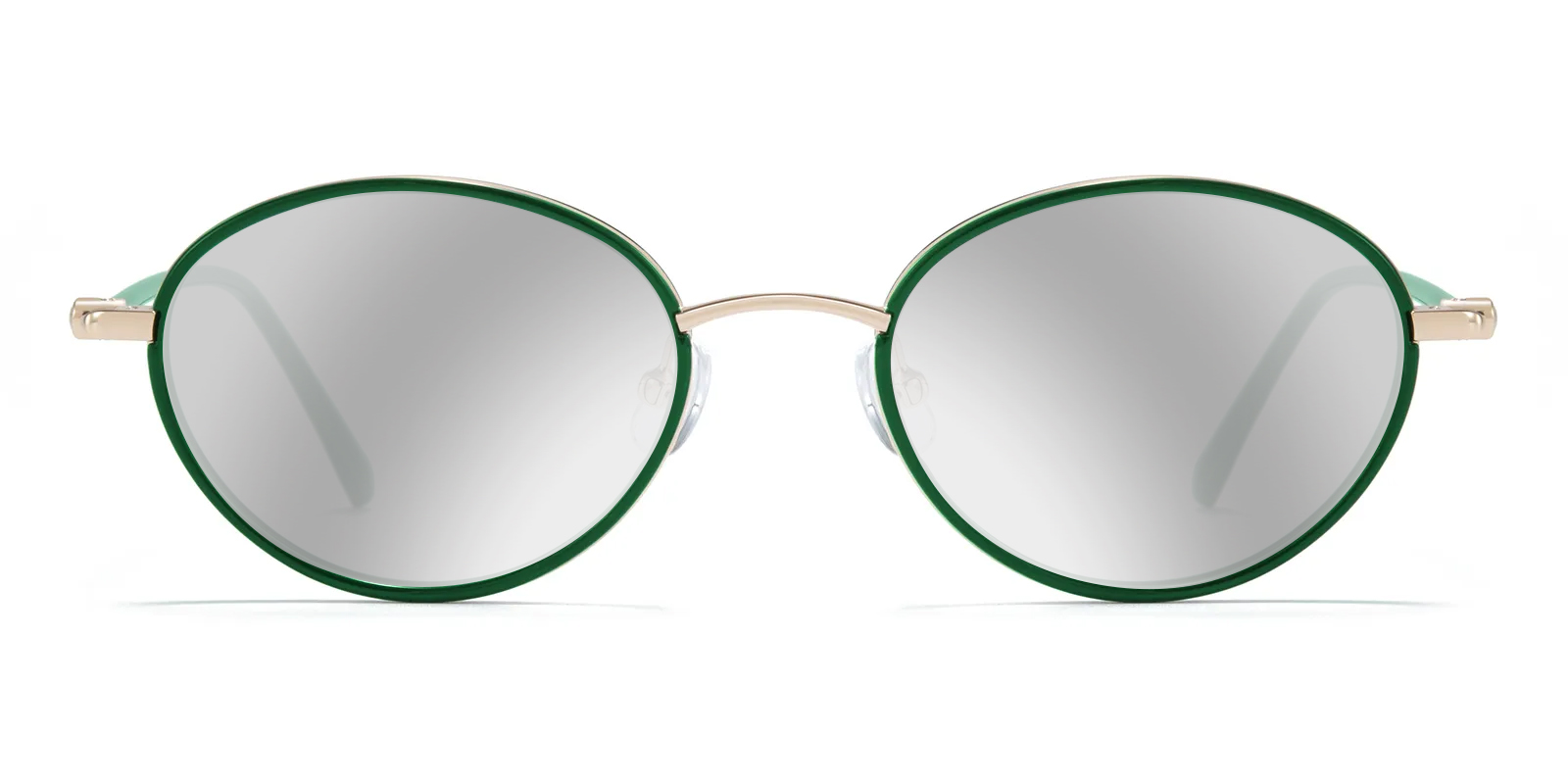New Mirror Coated Lenses Silver Clear Acrylic Arms Sunglasses Unisex Amazon.com: MODA Aviator Chrome One Way Mirror Lens  main image 2