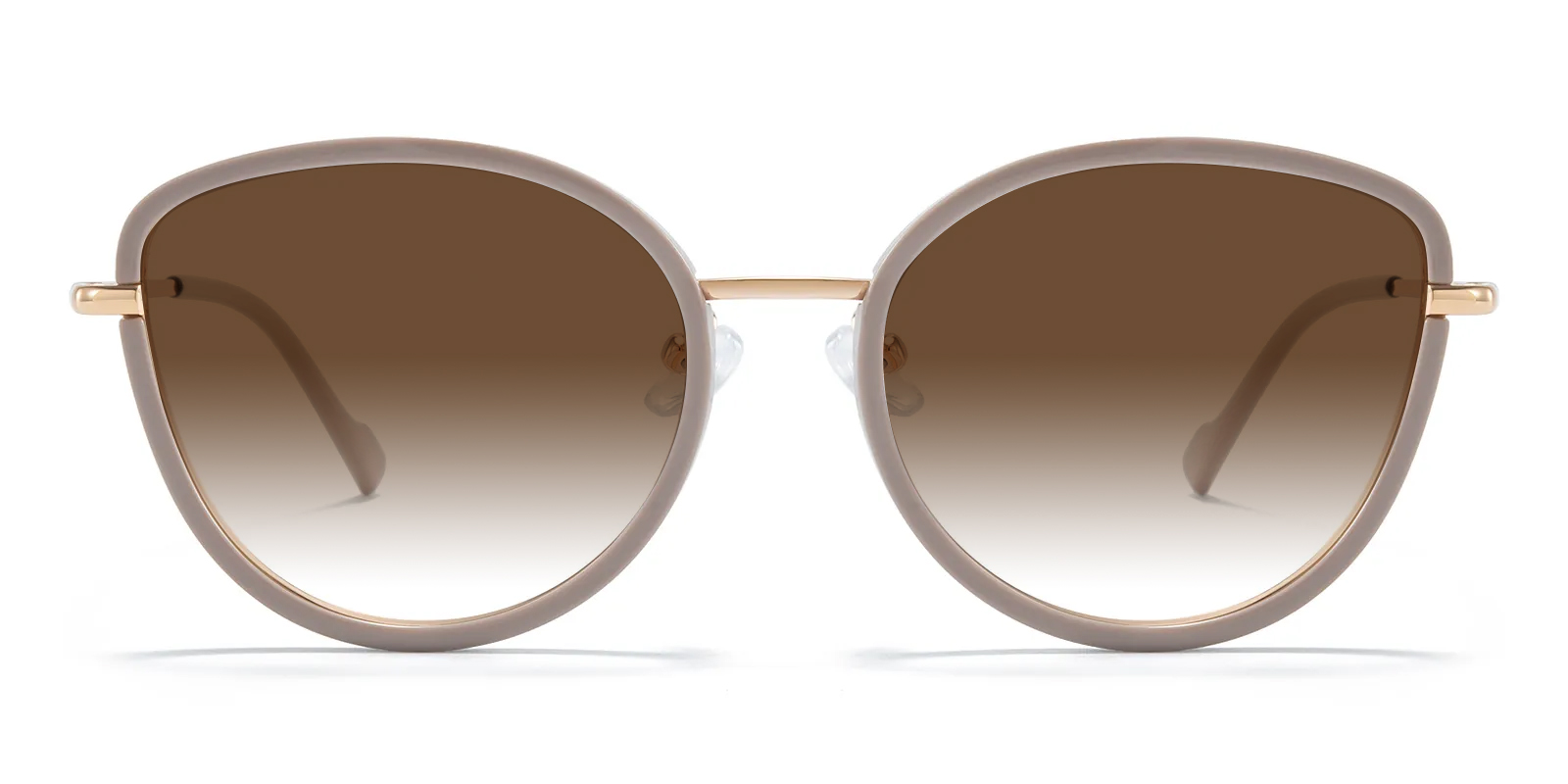 Ann Cat Eye Cream Sunglasses | GlassesShop display picture 3
