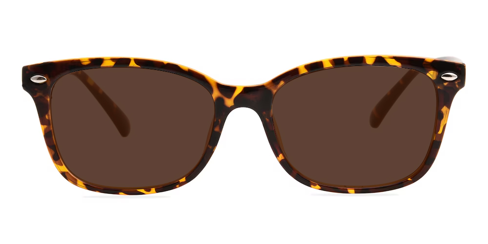 Paterson Rectangle Tortoise Sunglasses | GlassesShop display picture 1