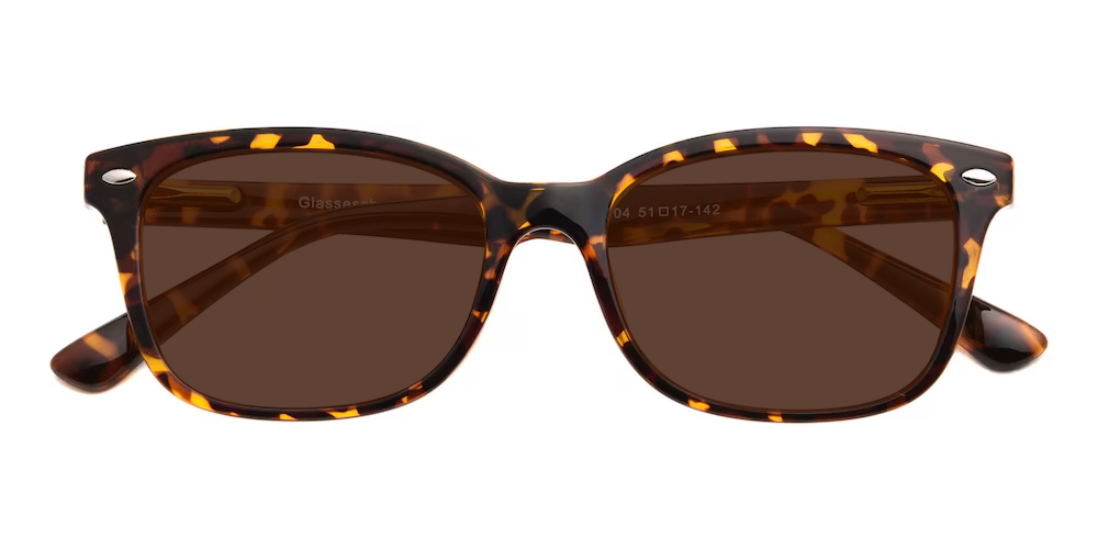 Paterson Rectangle Tortoise Sunglasses | GlassesShop display picture 2
