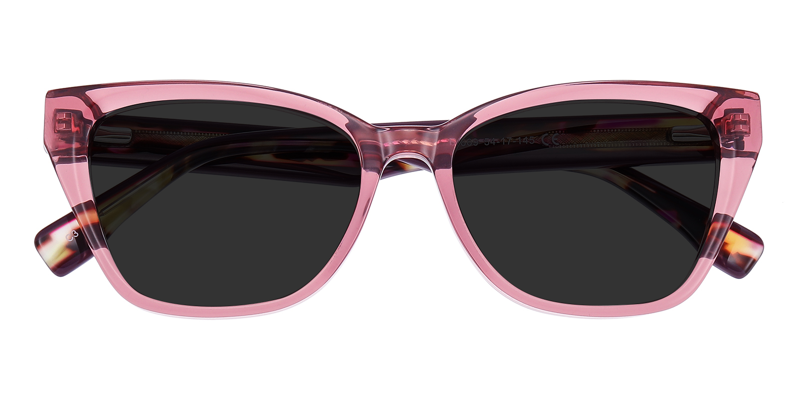 Berenice Cat Eye Purple Sunglasses | GlassesShop display picture 2