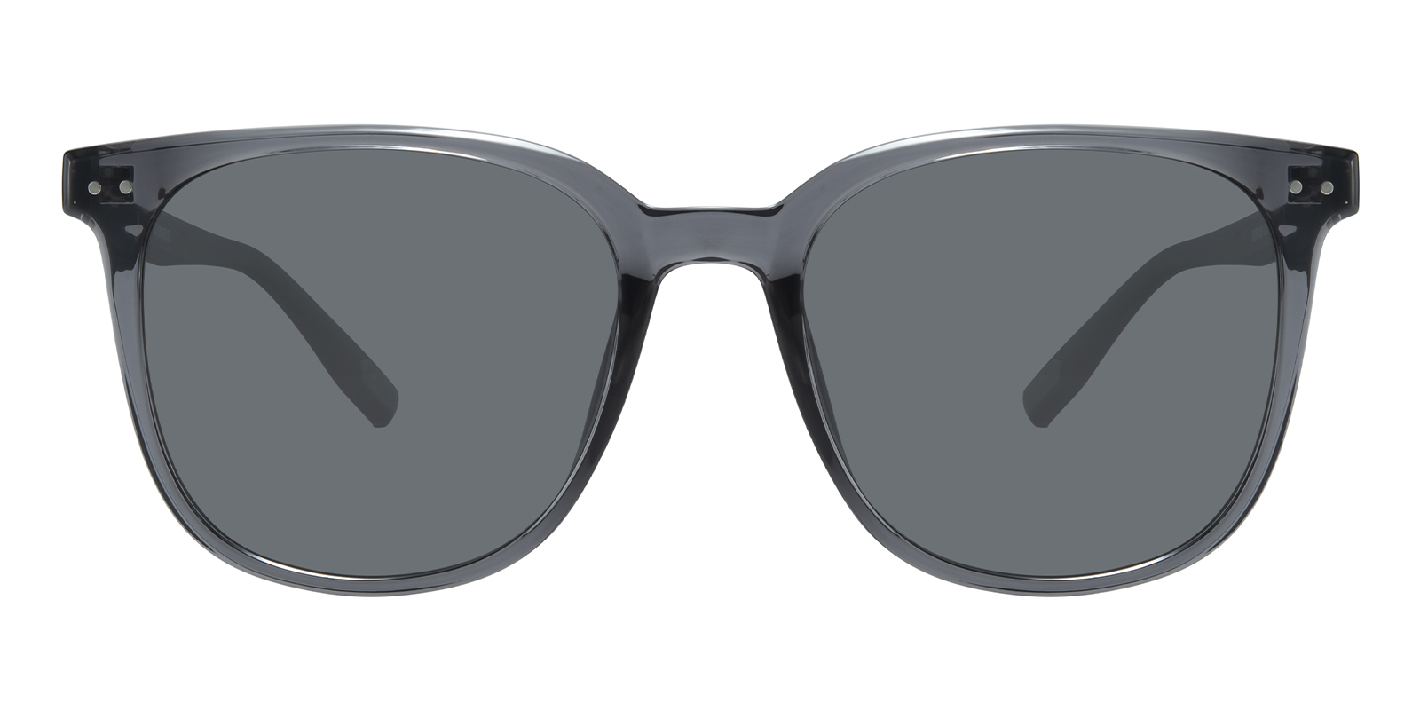 Quinn Square Gray Sunglasses | GlassesShop