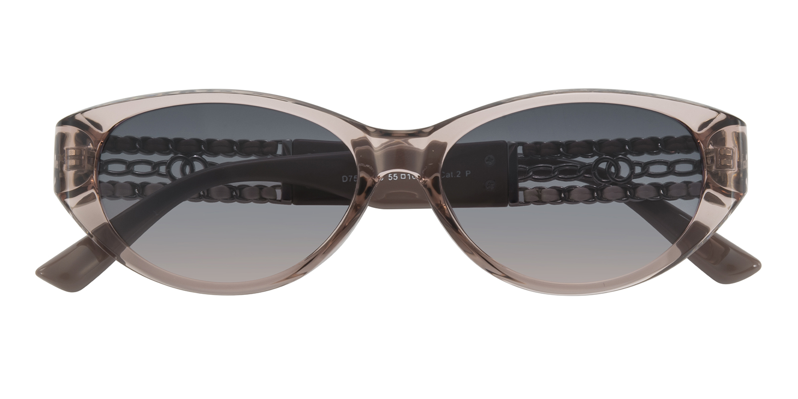 NWT Mauve Cat-Eye Sunglasses Gail Cat Eye Purple Floral Sunglasses | GlassesShop main image 2
