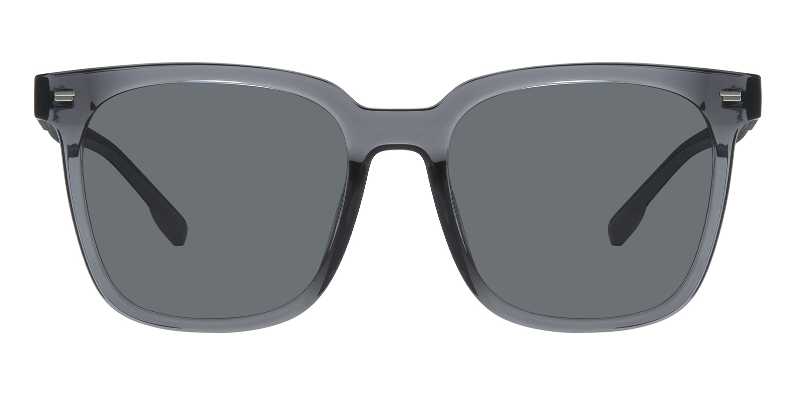 Quinn Square Gray Sunglasses | GlassesShop