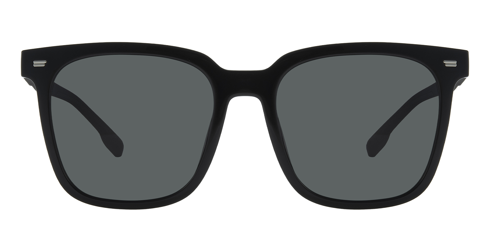 Charlie Square Black Sunglasses | GlassesShop
