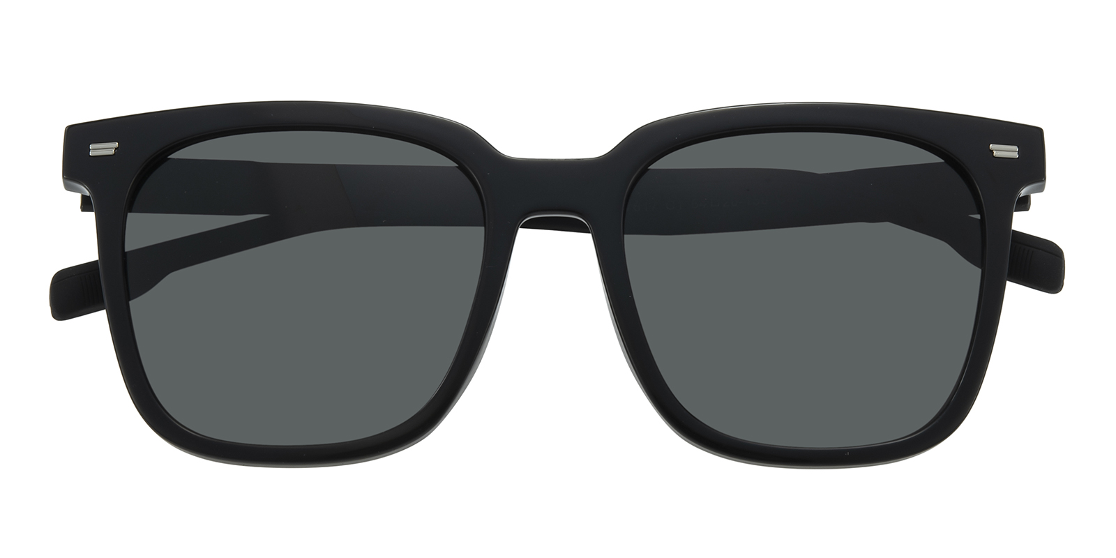 Charlie Square Black Sunglasses | GlassesShop