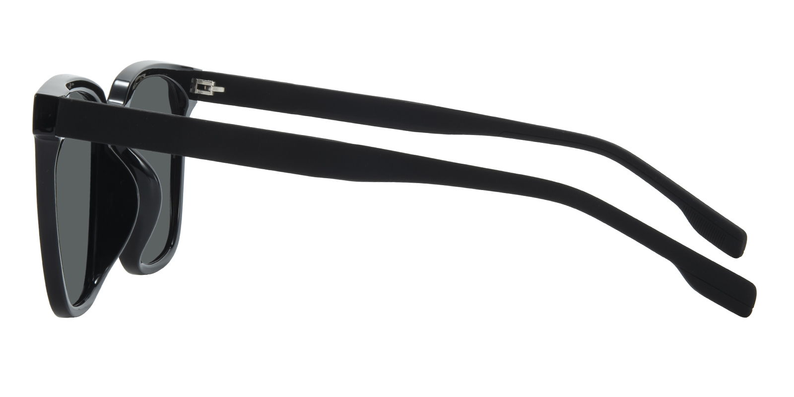 Charlie Square Black Sunglasses | GlassesShop