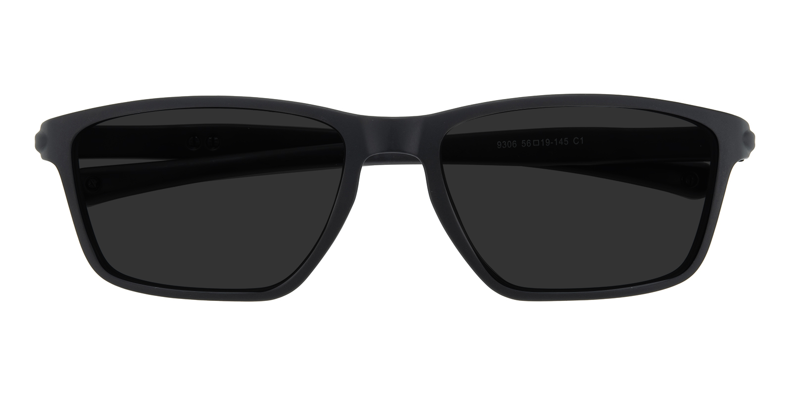 Terrace Rectangle Black/Gray Sunglasses | GlassesShop