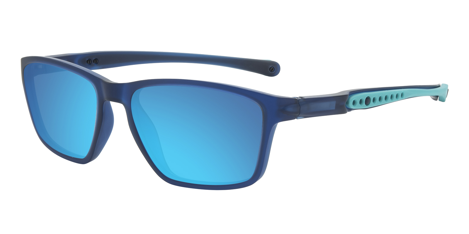 Terrace Rectangle Blue Sunglasses | GlassesShop