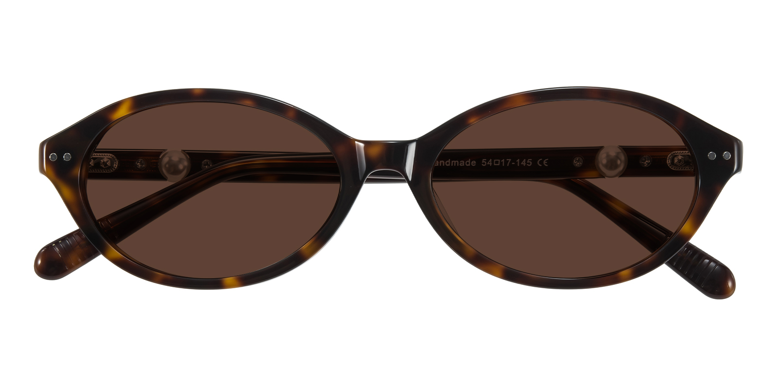Vanessa Oval Tortoise Sunglasses | GlassesShop display picture 1