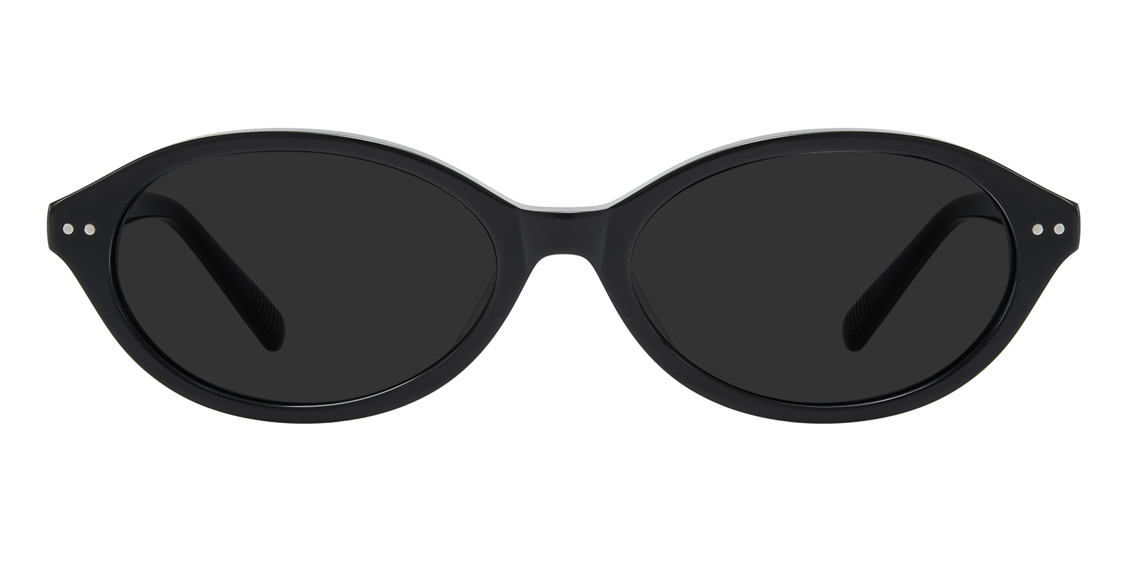 Black Oval Frame Sunglasses Oval sunglasses black – TOTEME main image 2