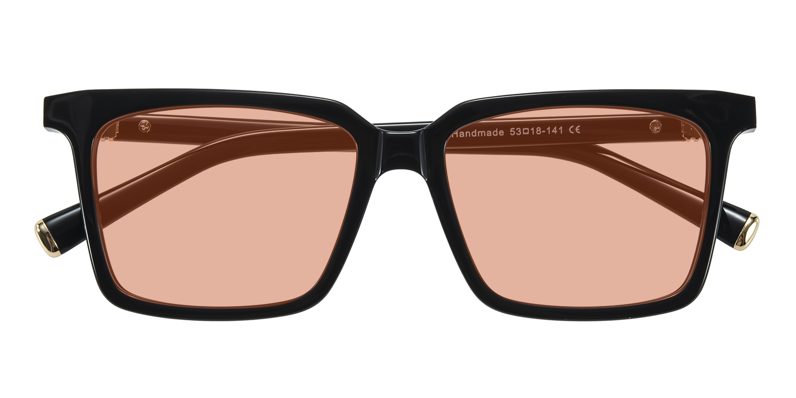 Stylish Black and Brown Rectangular Sunglasses Stylish Square Sunglasses in Tortoise – Jessica Simpson main image 3