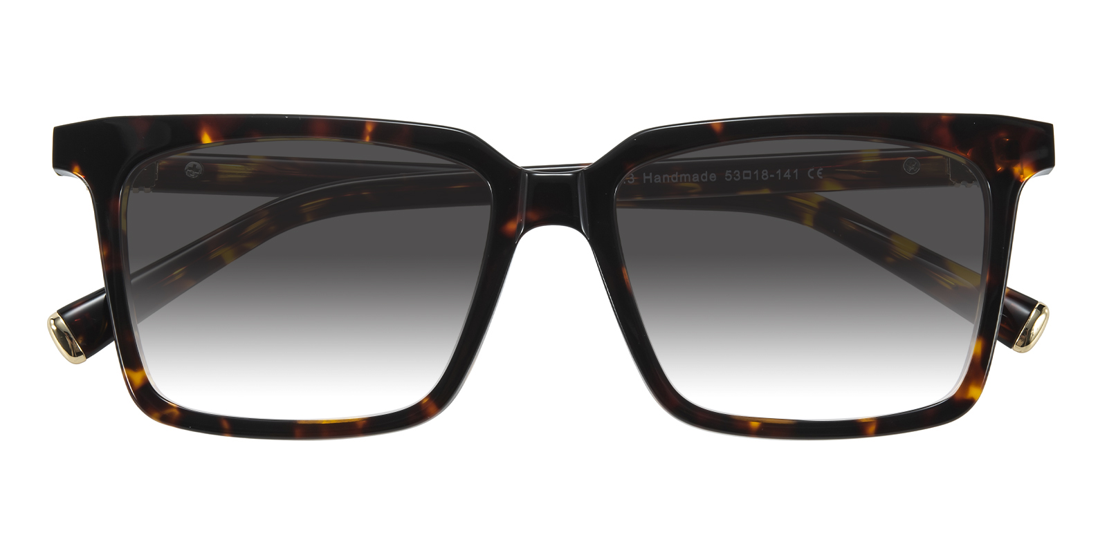 New Tortoise Rectangle Polarized Sunglasses Fashion Trendy Narrow Square Tortoiseshell Rectangle Sunglasses #1144425 | Zenni Optical main image 4