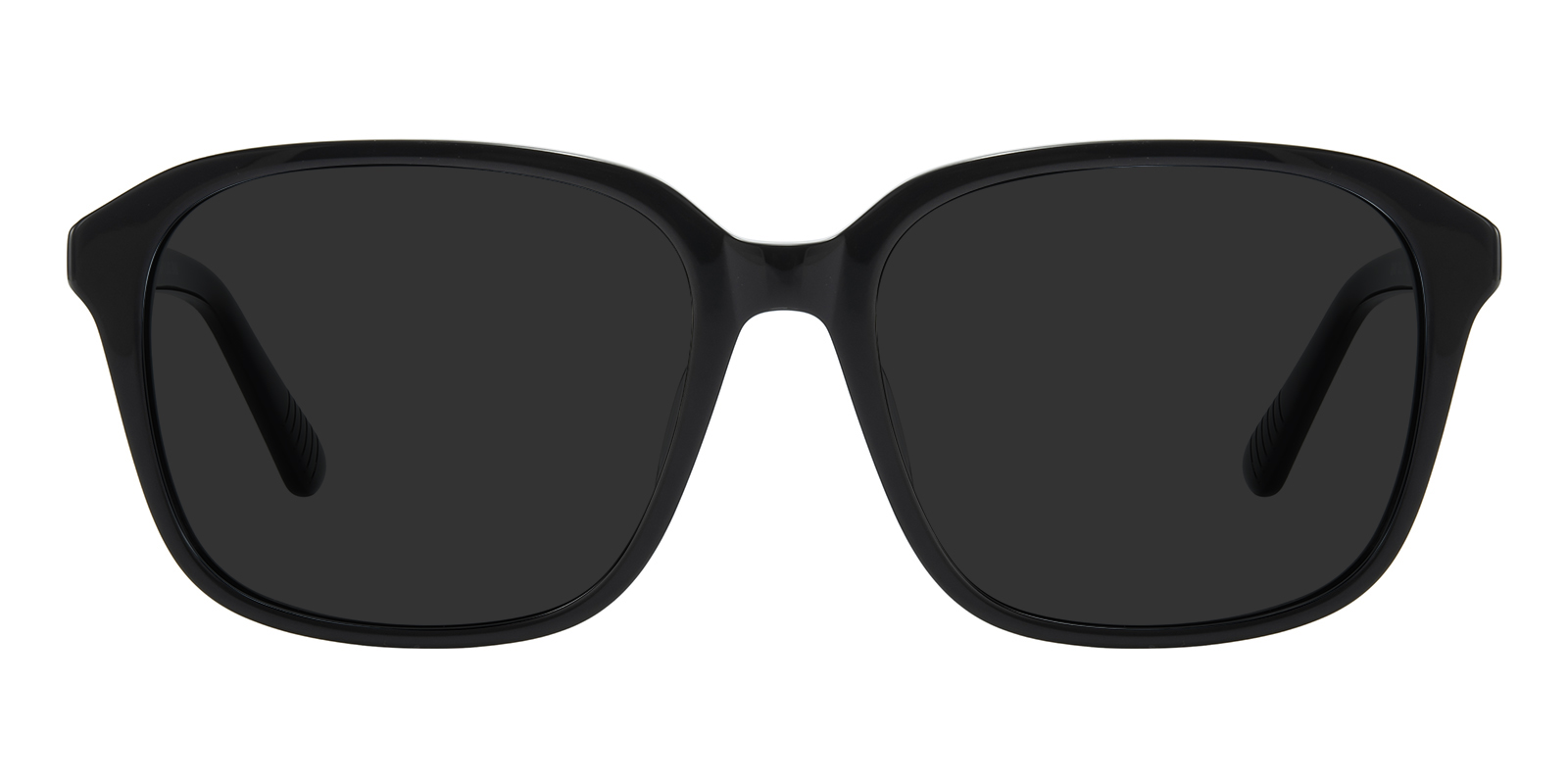 Acetate Lens Square Sunglasses Transparent Green Flat-Top Acetate Square Tinted Sunglasses  main image 3