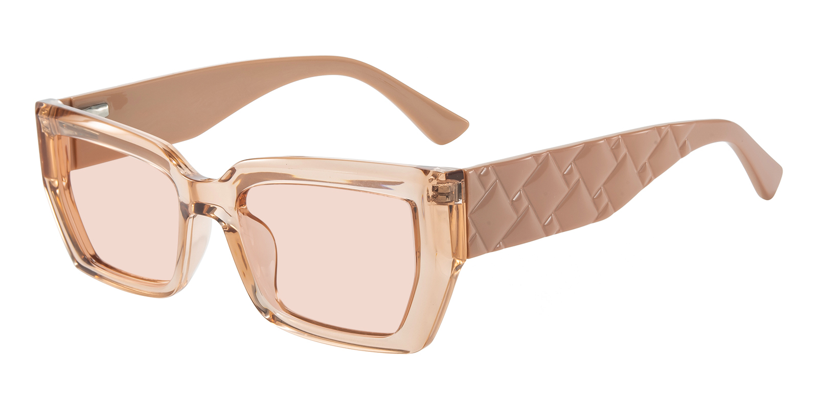 T&J Designs Cat Eye Sunglasses Women Color Pink Oversize Cat Eye Sunglasses Thin Metal Frame Color Tinted  main image 2