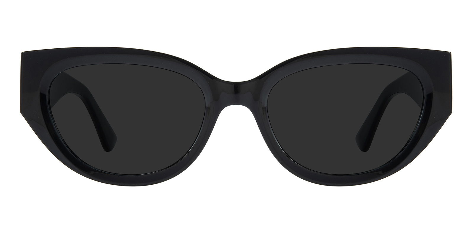Frederica Cat Eye Black/Floral Sunglasses | GlassesShop