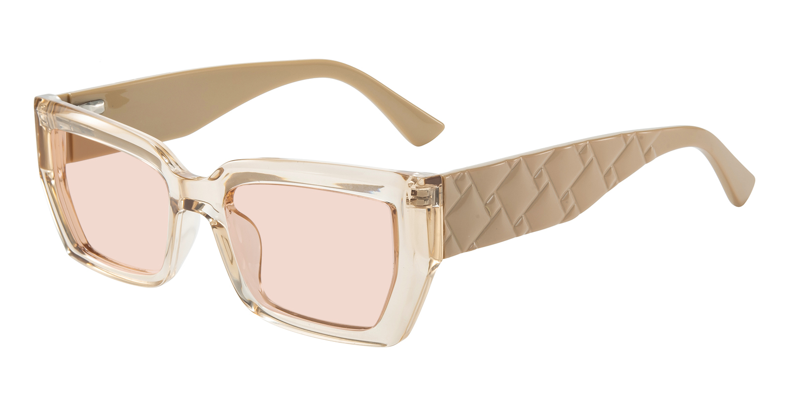 Zoe Cat Eye Champagne Sunglasses | GlassesShop
