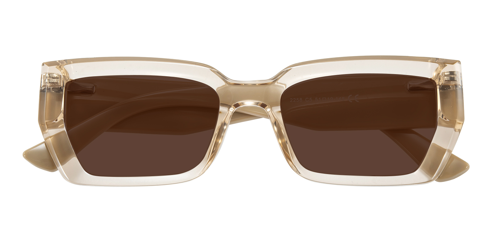 Oversized Square Cateye Polarized Sunglasses Trendy Chic Big Frame Shades Large Square Sunglasses Trendy Polarized Sunglasses Liberia  main image 2