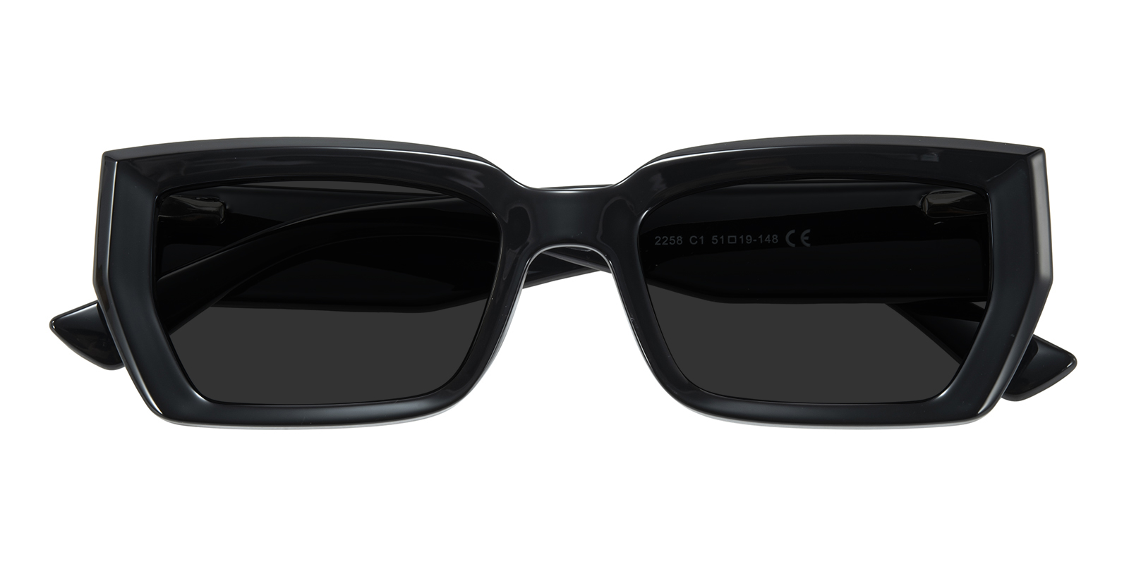 Zoe Cat Eye Black Sunglasses | GlassesShop