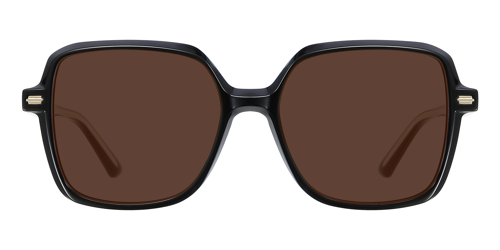Grace Square Black Sunglasses | GlassesShop