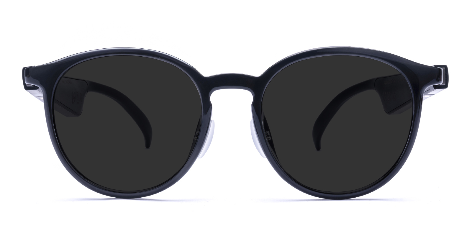 Belinda Round Black Sunglasses | Glassesshop