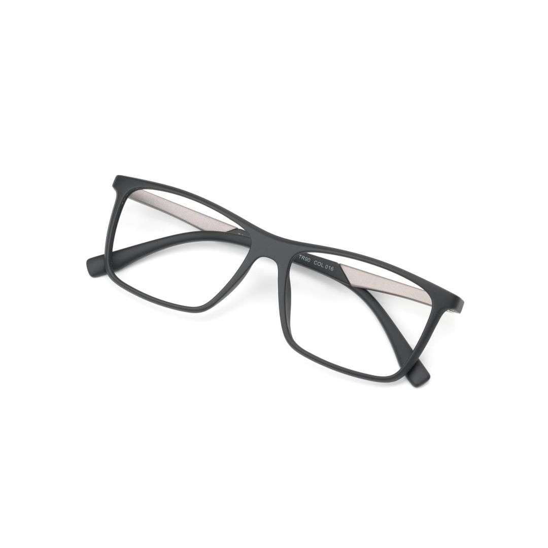 Bruno Horn Black/Gunmetal Full-Frame TR90 Eyeglasses | GlassesShop